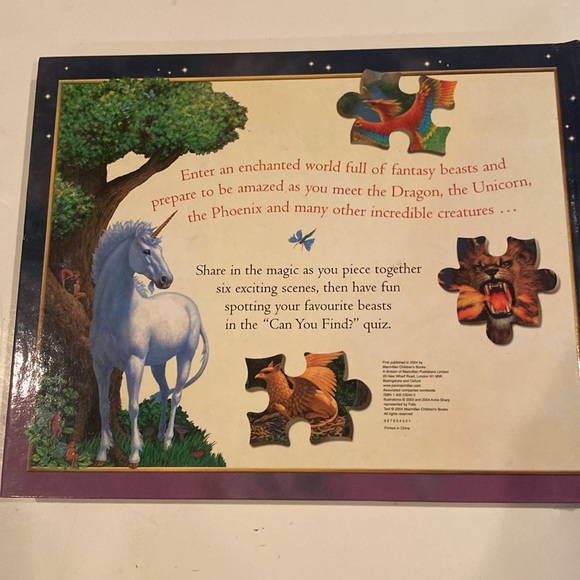 NWOT “Fantasy Beasts Jigsaw Book,” - Picture 2 of 11